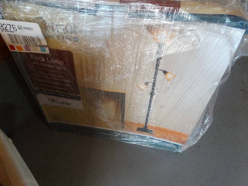 lot 2326 image: Westin Floor Lamp WReading Lights - in Box.