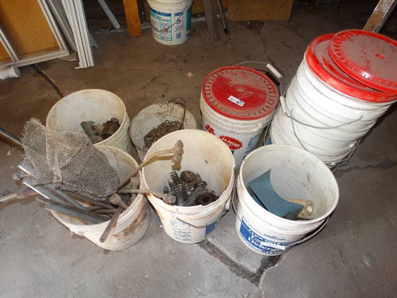 lot 2350 image: Buckets w contents