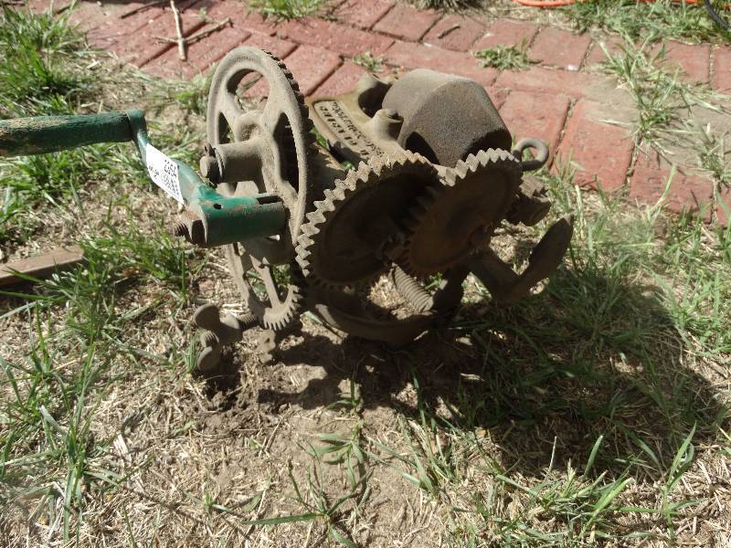 lot 2354 image: Antique McCormick-Deering grinder