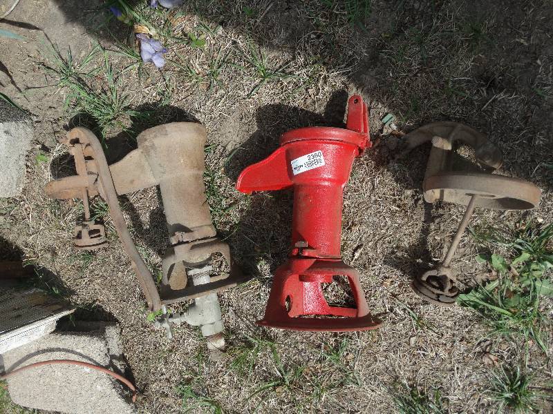 lot 2360 image: 2 pitcher pumps