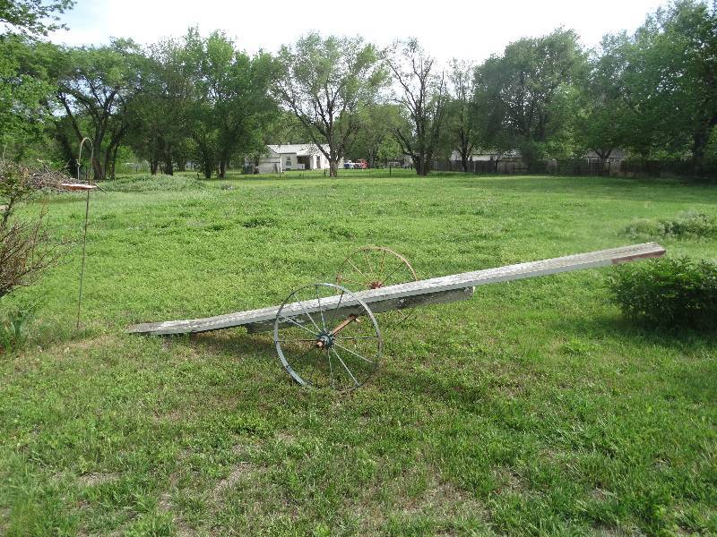 lot 2406 image: Old home made teater-totter