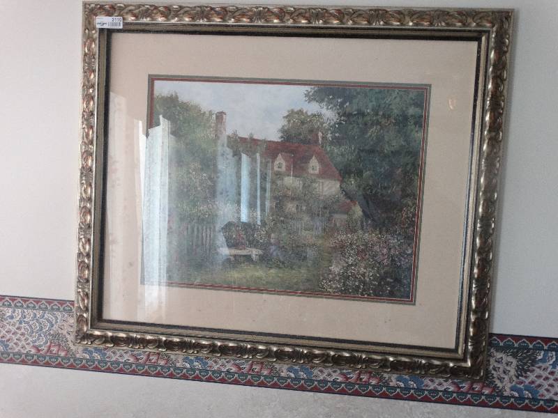 lot 2110 image: Warwick- Garden retreat picture 28 x 34.