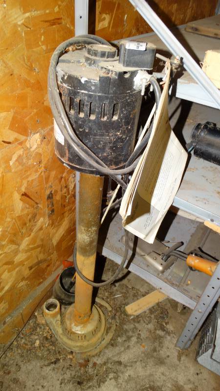 lot 3019 image: Sump pump.