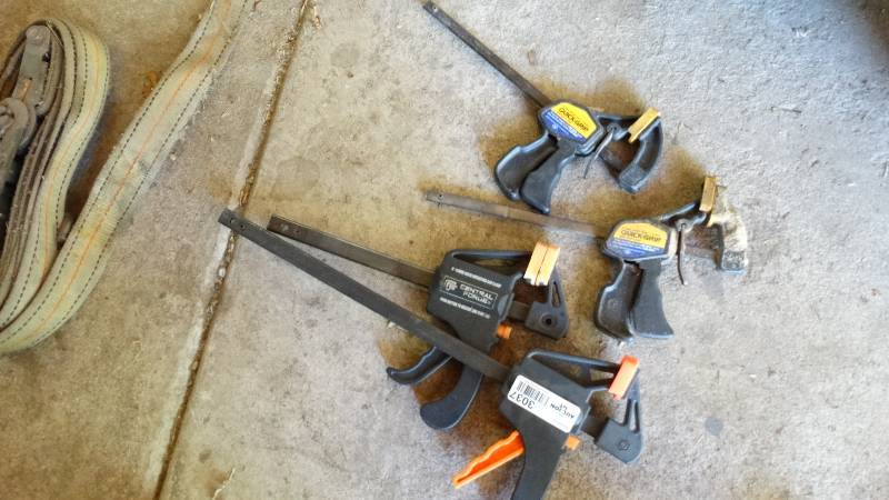 lot 3037 image: 4 bar clamps.