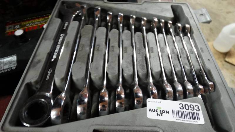 lot 3093 image: GearWrench wrench set.