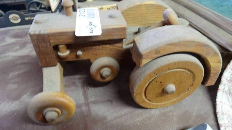 lot 3103 image: Wood tractor.