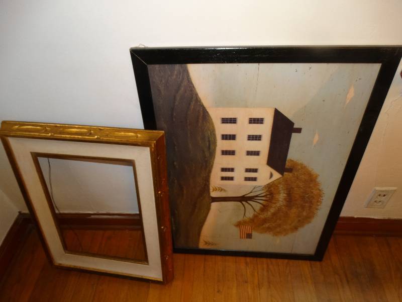 lot 602 image: Lot of various framed wall art