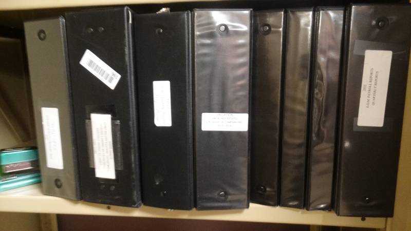 lot 961 image: Lot of binders stapler stamp wetter