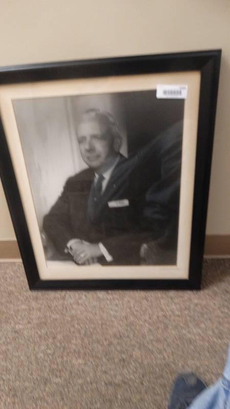 lot 1004 image: Framed portrait- Signed