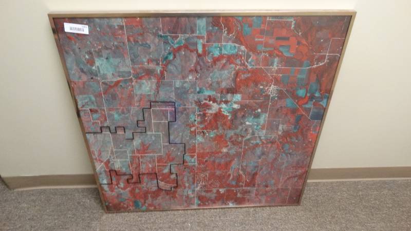 lot 1005 image: Framed map