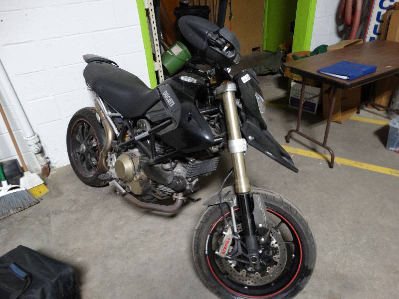 lot 4016 image: 2008 Ducati 1100 motorcycle- RunsDrives 26697 miles