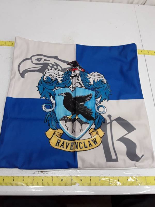 lot 56874 image: Harry Potter Pillow Case - 18 x 18 - Ravenclaw