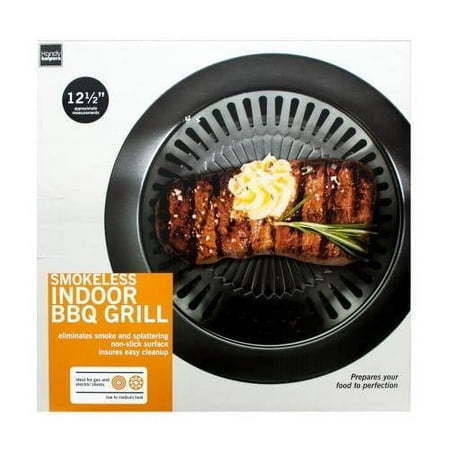 lot 28107 image: Smokeless Indoor Barbecue Grill in Black