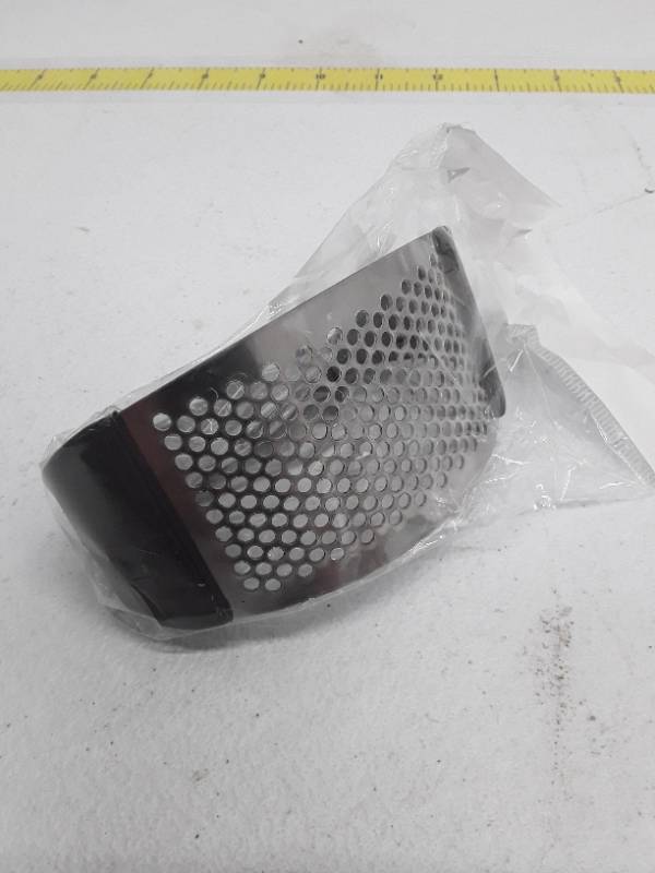 lot 28171 image: 1pc Black Stainless Steel Garlic Puree, Wavy