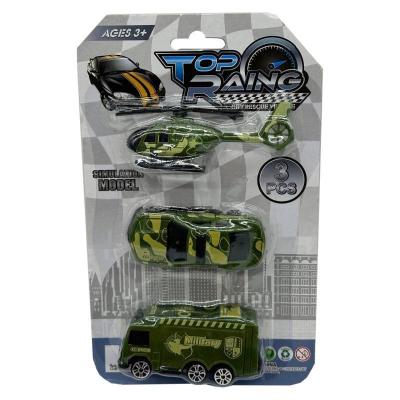 lot 28299 image: CA200 Army Vehicles & Aircraft Playset - 3 Per Pack