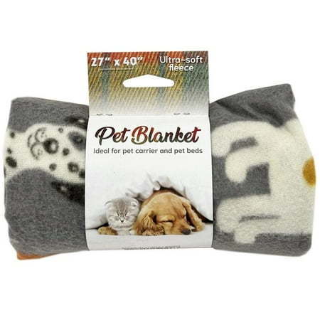 lot 28756 image: 27 x 40 in. Pattern Cozy Pet Blanket - Patterns Vary