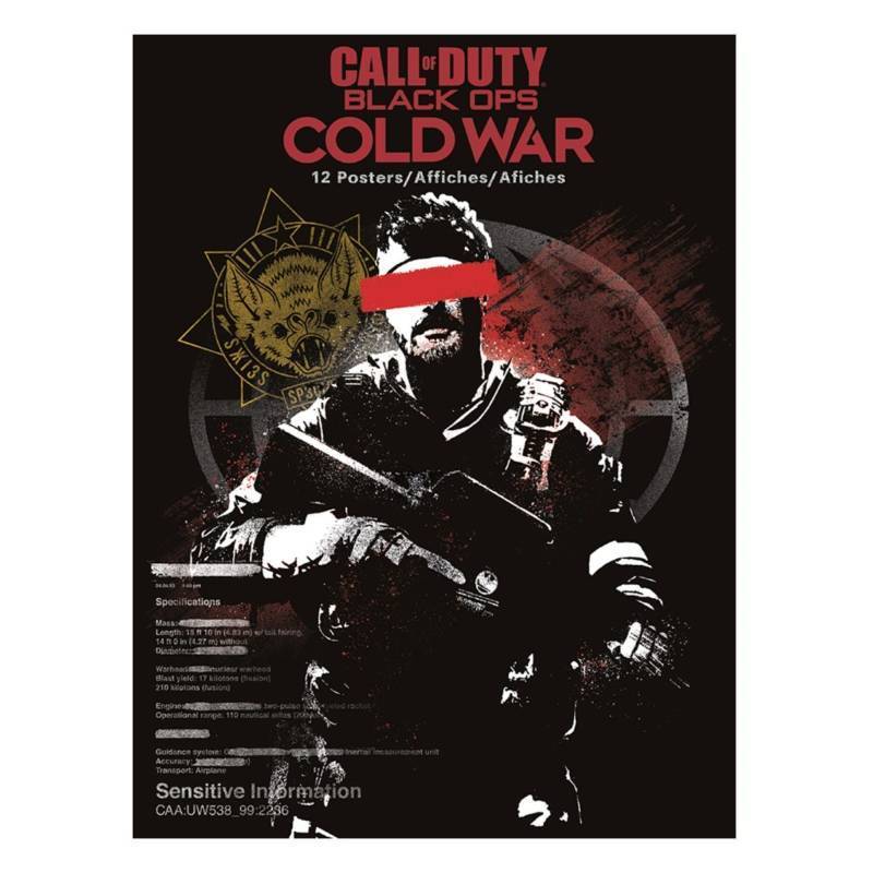 lot 28779 image: Poster Book - Call Of Duty Cold War Poster Book 8.5 x 11