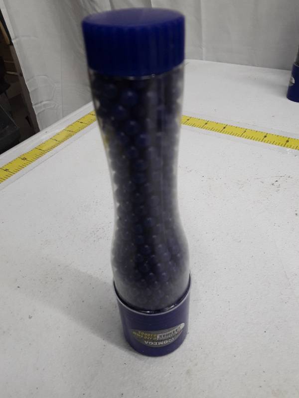 lot 28978 image: Omega High Grade&nbsp630ct&nbsp0.12G 6MM BBs Airsoft Pellets - Blue