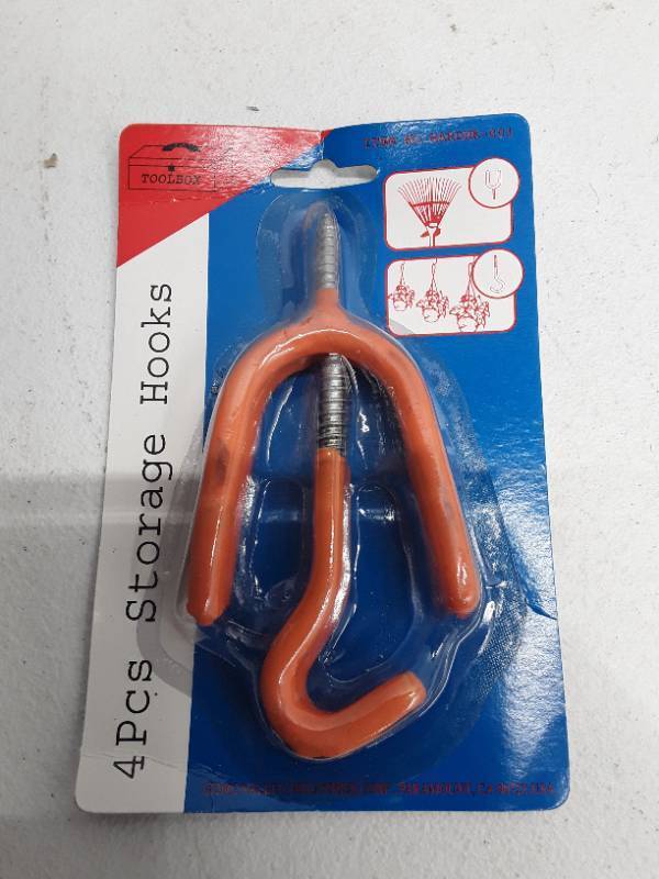 lot 29092 image: 4 Piece Storage Hooks