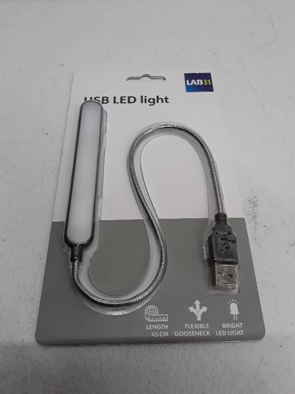 lot 29327 image: Flexible Gooseneck USB LED Light