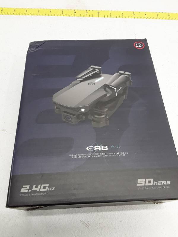 lot 29480 image: E88 Drone - 2.4Ghz Wireless SD Dual Camera Drone