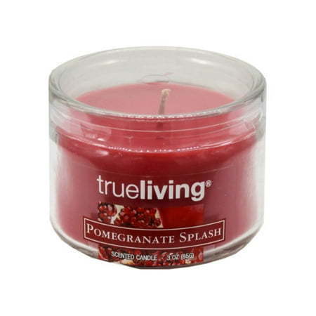 lot 29848 image: True Living 3OZ Pomegranite Splash Scented Candle - 1pc