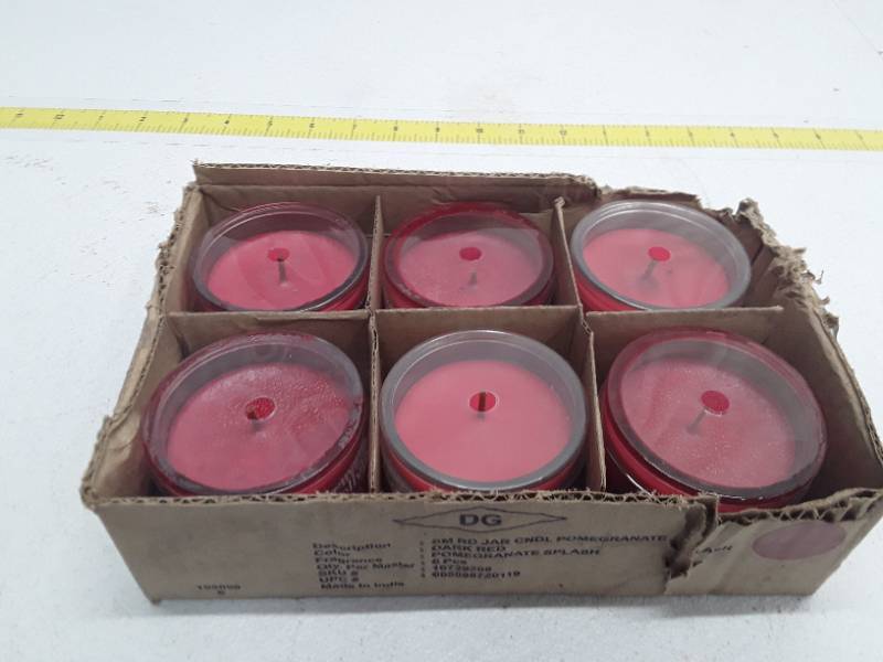 lot 29853 image: True Living 3OZ Pomegranite Splash Scented Candle - 6pc Case