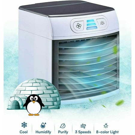 lot 29936 image: Home Innovations - Breezy Arctic Air Cooler Portable Fan Ice Cold Mini Air Conditioner
