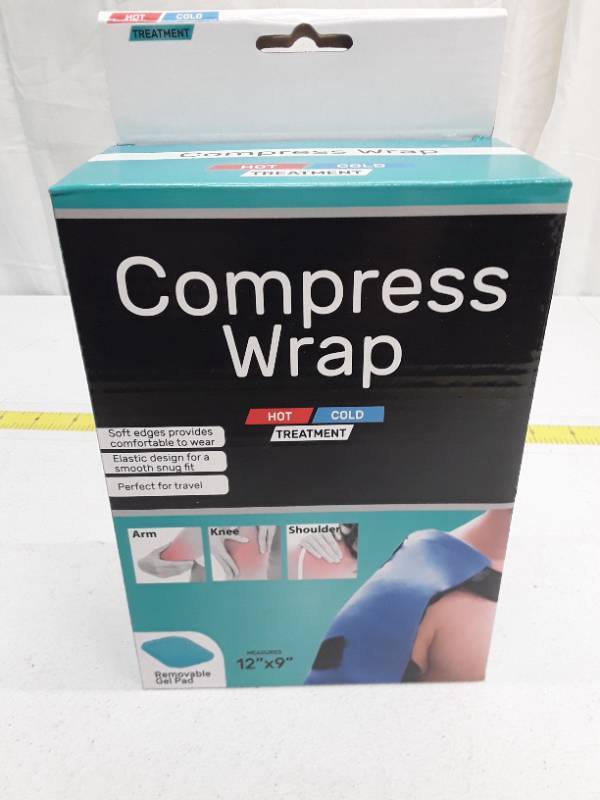 lot 29998 image: Compress Wrap - HotCold Treatment - 12 x 9 - Removable Gel Pad