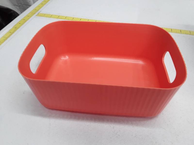 lot 30087 image: 6.5 x 9 in. Storage Organizing Boxes with Handle - Red