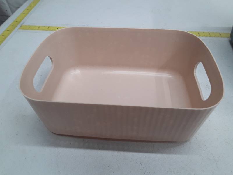 lot 30089 image: 6.5 x 9 in. Storage Organizing Boxes with Handle - Tan