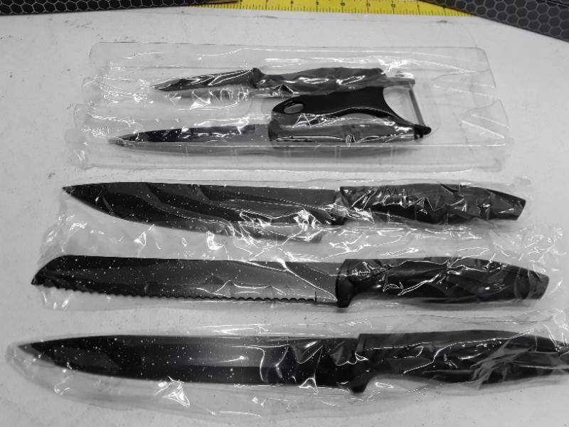lot 30251 image: 6 PC Home Kitchen Knife Carving set