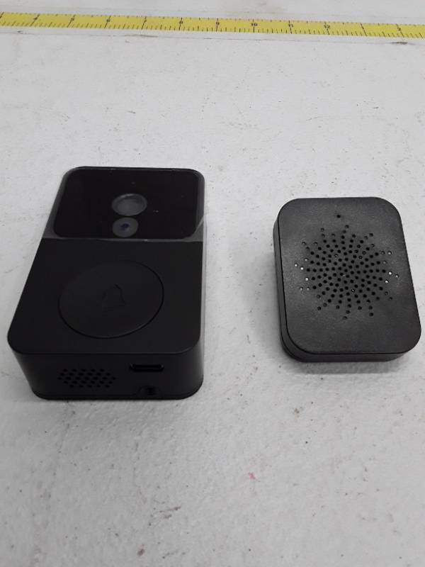 lot 30271 image: Smart Doorbell Camera - HD Video - Black