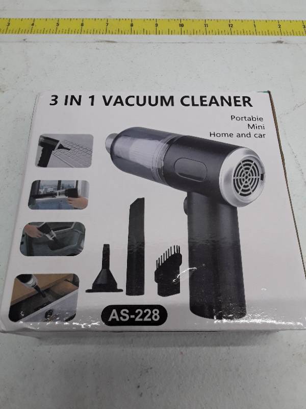 lot 30283 image: 3 in 1 Portable Mini Handheld Vacuum Cleaner