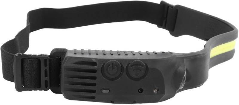 lot 30359 image: Induction Headlamp ABS Battery Powered USB Rechargable Mounted Ultra Bright Flashlight for Running, Hiking, Camping, Fishing