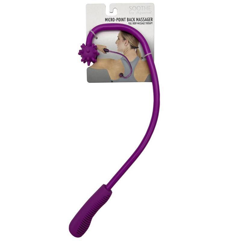 lot 30534 image: Soothe by Apana Micro-Point Back Massager, Magenta
