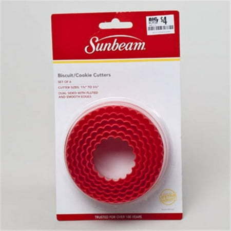 lot 30812 image: Sunbeam Biscuit & Cookie Cutter 6 Piece
