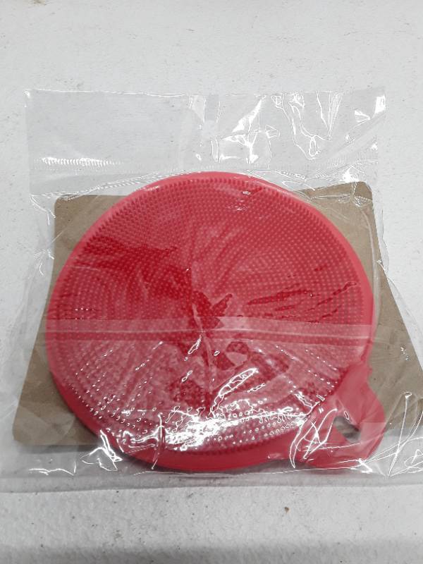 lot 30842 image: Double Sided Scrubbing Sponge - Red