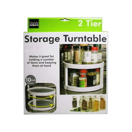 lot 30890 image: Storage Turntable - 2 Tier - 10 Diameter