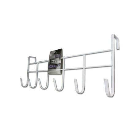 lot 30930 image: Over The Door Hook Rack - White