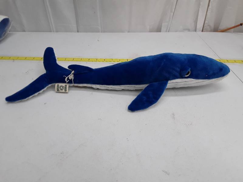 lot 30997 image: 23 Blue Whale Plush Toy