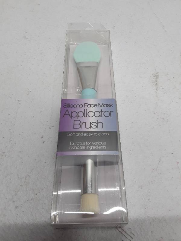 lot 31088 image: Silicone Face Masks Applicator Brush - Teal