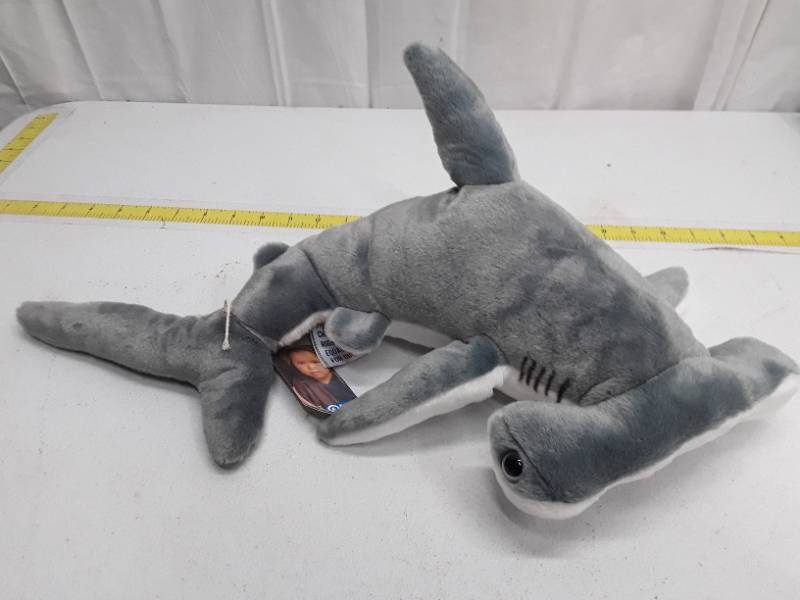 lot 31404 image: 22 Hammerhead Shark Plush Toy