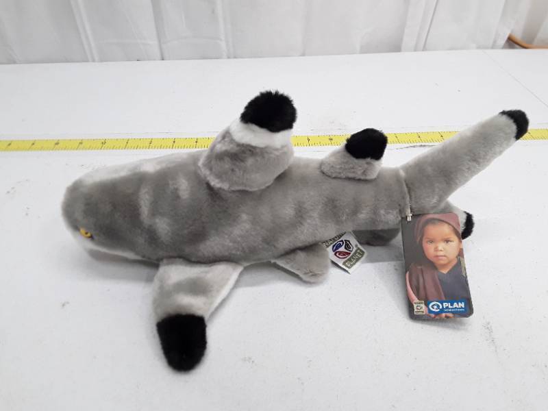 lot 31478 image: 13 Blacktip Shark Plush Toy