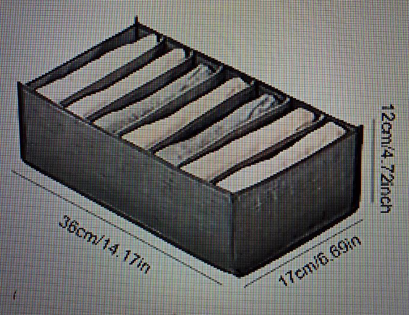 lot 31646 image: Versatile Folding Storage Box for Clothes, Jeans, Underwear & Socks - Space Saving