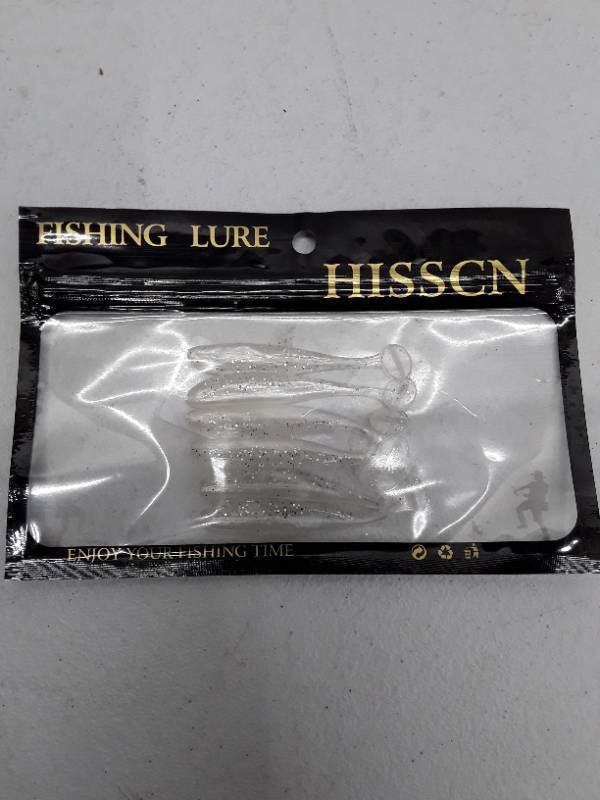 lot 31743 image: Hissen Clear Glitter Soft Fishing Lures