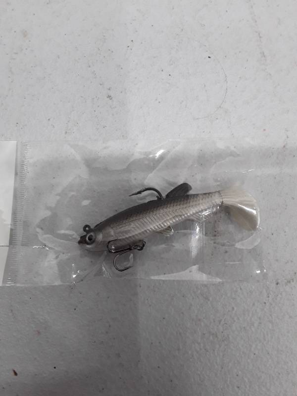 lot 31762 image: Soft Plastic Fishing Lure - Silver Shad