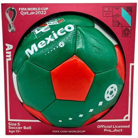 lot 56738 image: Mexico Color Block FIFA Soccer Ball - Size 5