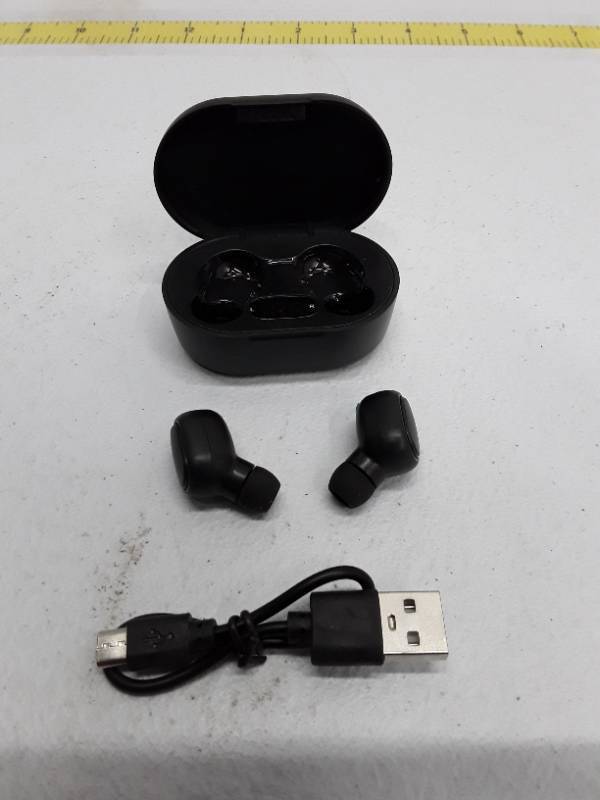 lot 56896 image: Earbuds - True Wireless TWS A6S LED Rechargable - Black