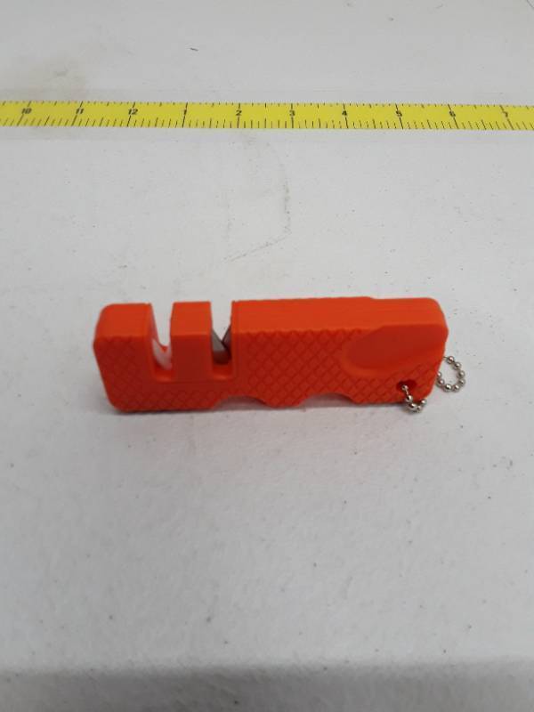 lot 56908 image: Outdoor Hunting Knife Sharpener - Orange
